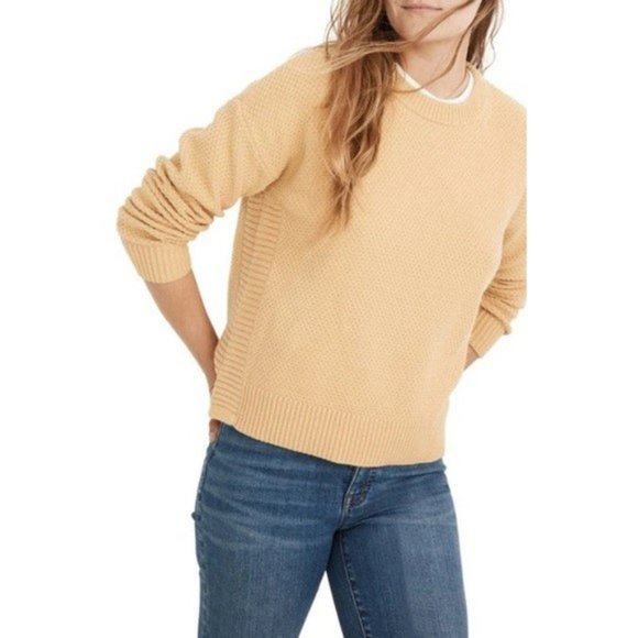 Madewell Pickford Pullover Sweater Autumn Gold size XXS - Picture 1 of 11